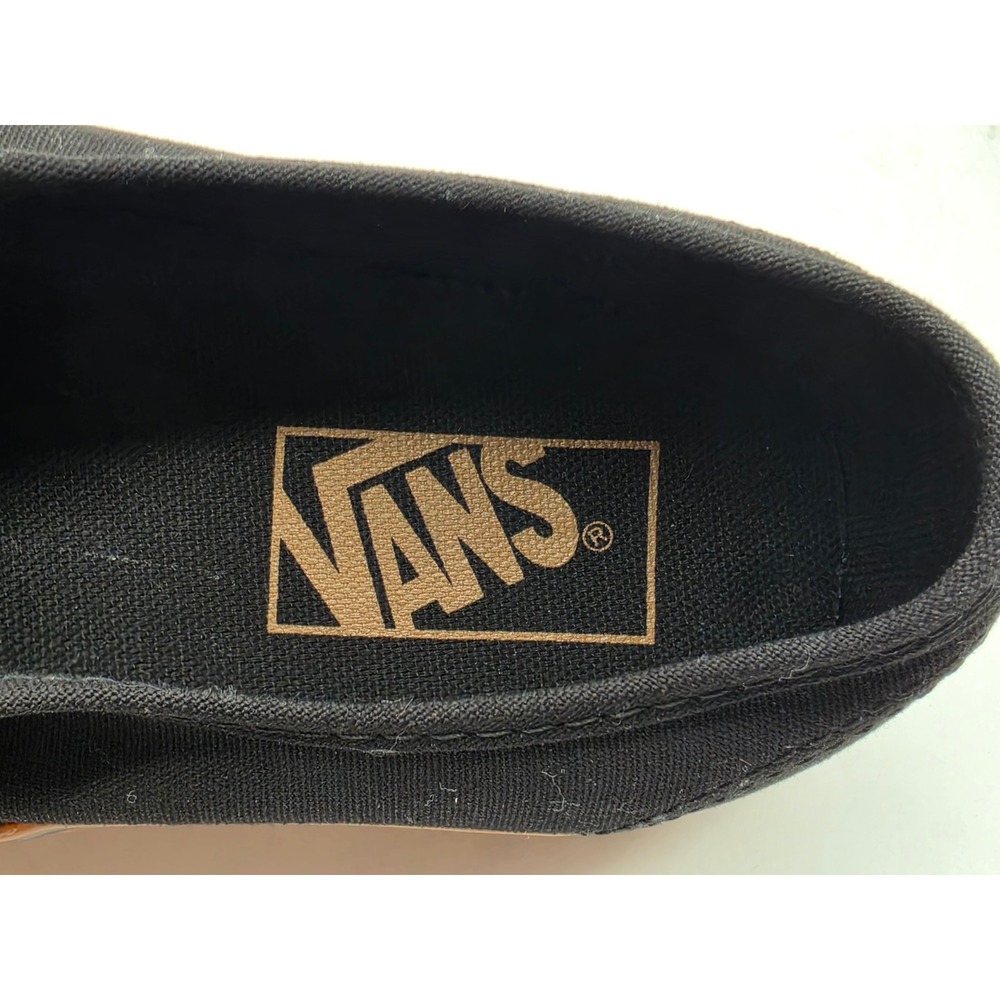 Vans Authentic Classic Womens 7 Black Gum Sneakers Shoes VN000TSVBXH - Picture 9 of 10